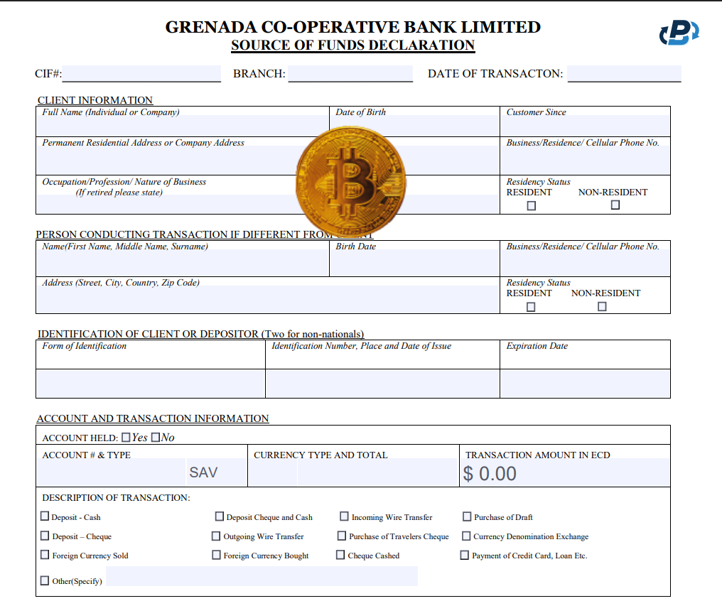 What is source of funds?