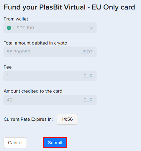 add plasbit card to onlyfans