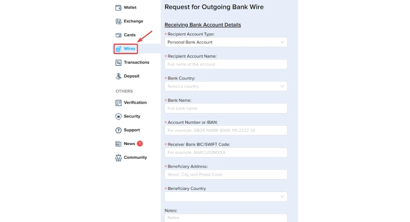 How to transfer money from virtual card to bank account