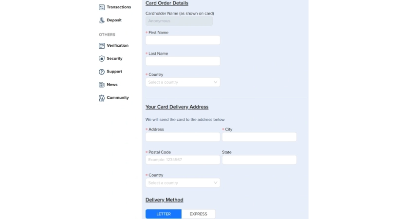 Can I withdraw from an ATM with a crypto card?