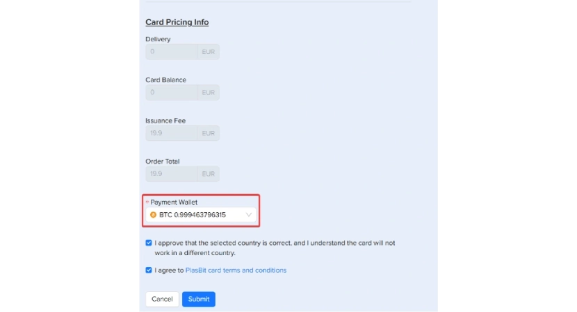 Can I withdraw from an ATM with a crypto card?