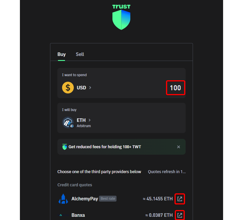 You Don't Have Enough Arbitrum (ETH) to Cover Network Fees: Step 3 - Option A-3