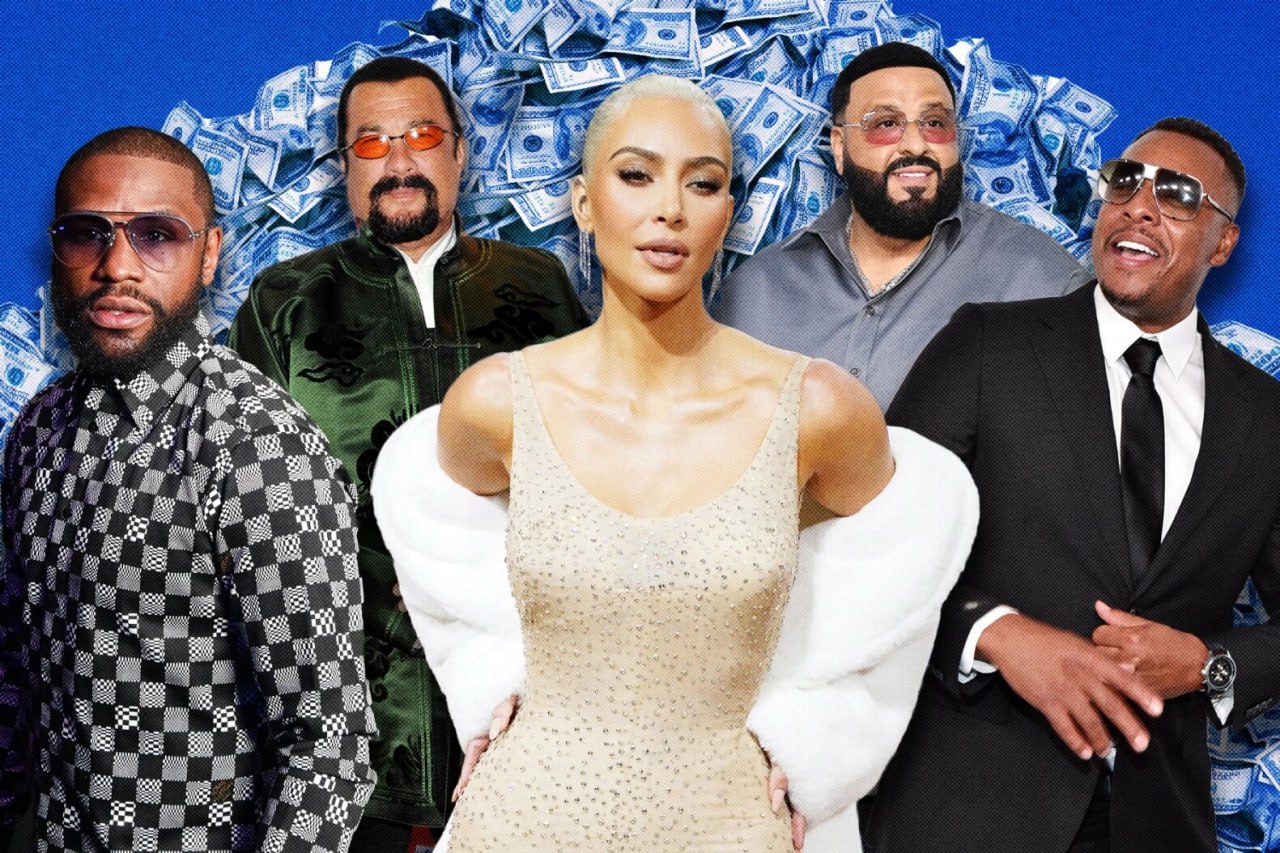 What celebrities are in trouble for promoting crypto