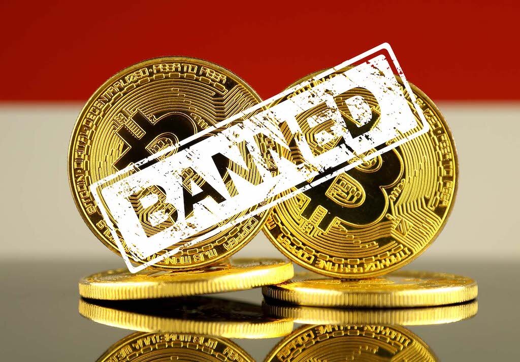 countries banned crypto