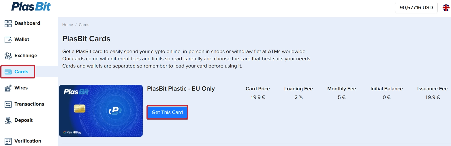 Can I withdraw from an ATM with a crypto card?