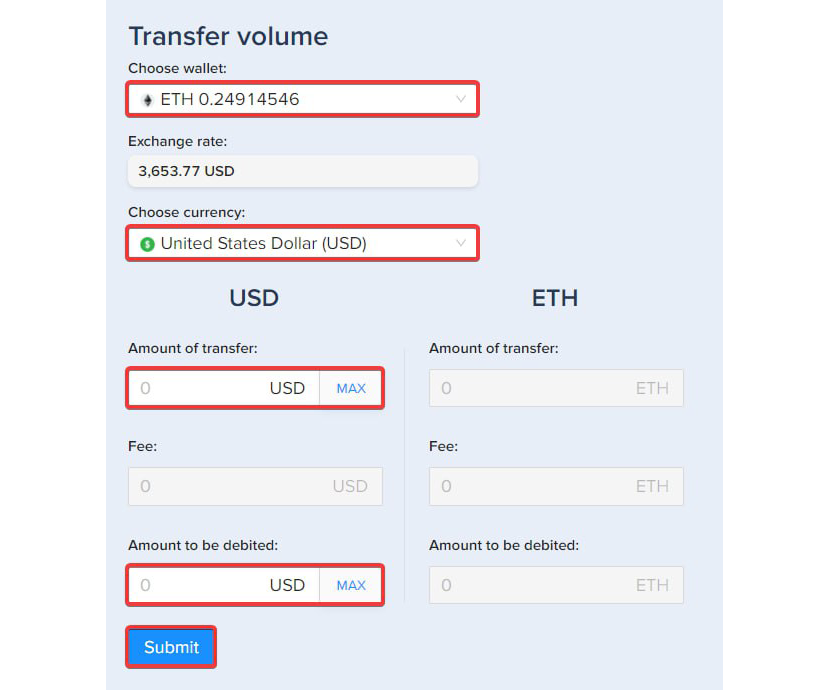Exchange Ethereum to Bank Account